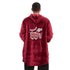 Snuggs Blanket Hoodie Dark Red عربية فول